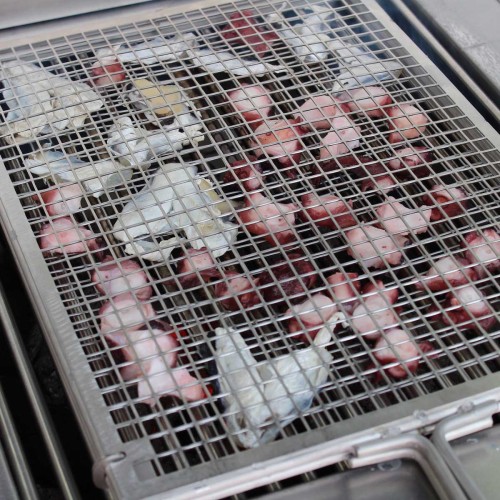 Grillware in stainless steel