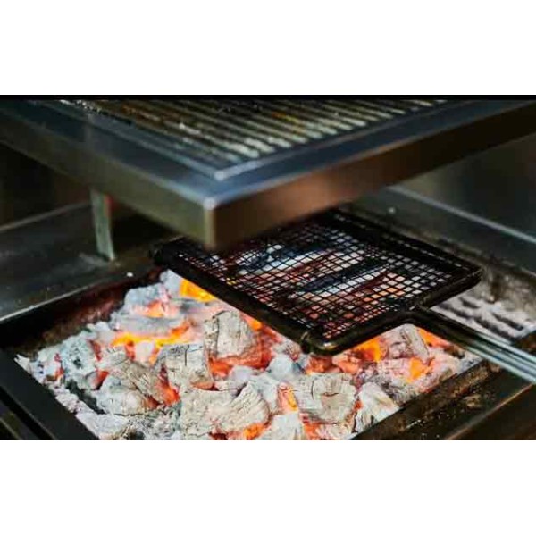 Double Mesh Grill for Barbecue (Medium)