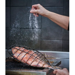 Fish grill for charcoal grill 2