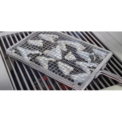 Double Mesh Grill for Barbecue (Medium)