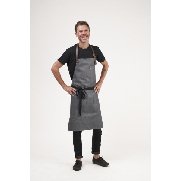 Grey Denim Apron ROOTS
