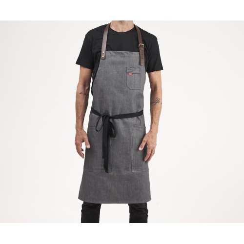 Grey Denim Apron ROOTS